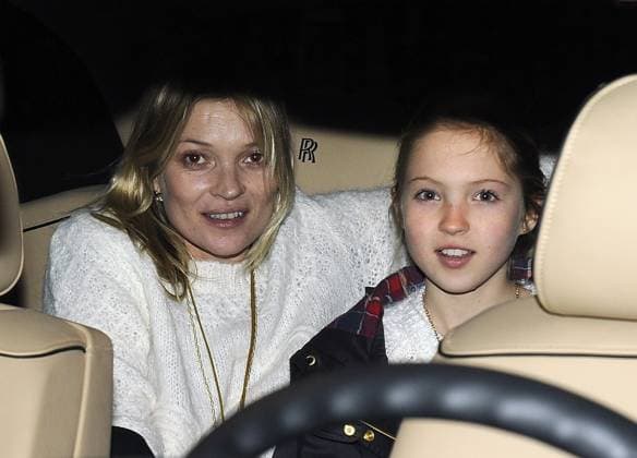 Kate Moss And Family Out And About - Paris Please hide the child s face prior to the publication - Kate Moss with her daughter Lila Grace and her husband Jamie Hince out and about during the Paris Fashion Week in Paris, France on March 2, 2014. Photo by ABACAPRESS.COM Paris Paris France  Copyright: xABACAx 436601_014 ABACAx 436601_014