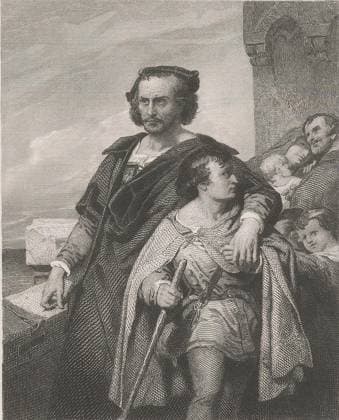 IMAGO History, Entdeckung Amerikas durch Christoph Kolumbus 1492 Christoph Kolumbus, (um 1451 bis 20. Mai 1506) war ein italienischer Seefahrer in kastilischen Diensten, der im Jahr 1492 Amerika wiederentdeckte, Historisch, digital restaurierte Reproduktion von einer Vorlage aus dem 19. Jahrhundert 1f-4995354 RECORD DATE NOT STATED