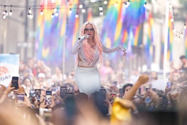 Entertainment Themen der Woch KW26 Bilder des Jahres 2023, Entertainment 06 Juni June 30, 2023, New York City, NY, USA: Karol G performs on NBC s Today at Rockefeller Plaza on June 30, 2023 in New York City. New York City USA - ZUMAc233 20230630_zsp_c233_052 Copyright: xVanessaxCarvalhox