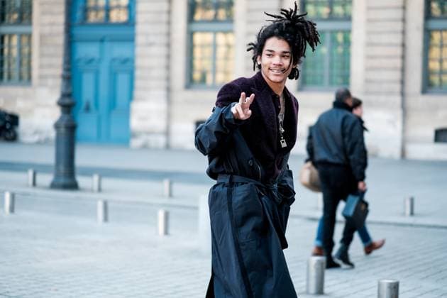 Paris Men s Fashion Week - Street Style Street style, Luka Sabbat arriving at Cerruti Fall-Winter 2017-2018 menswear show held at Place Vendome, in Paris, France, on January 20th, 2017. Photo by Marie-Paola Bertrand-Hillion ABACAPRESS.COM Paris France  Copyright: xBertrand-HillionxMarie-Paola ABACAx 579066_016 Bertrand-HillionxMarie-Paola ABACAx 579066_016