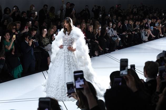 PFW - Ralph & Russo Front Row - Paris Alessandra Ambrosio seen at the end of the Ralph & Russo Haute Couture Spring - Summer 2017 show at the Grand Palais, in Paris, France, on January 23, 2017, on second day of Paris Fashion Week. Photo by Ammar Abd Rabbo ABACAPRESS.COM Paris France  Copyright: xAbdxRabboxAmmar ABACAx 579384_024 AbdxRabboxAmmar ABACAx 579384_024