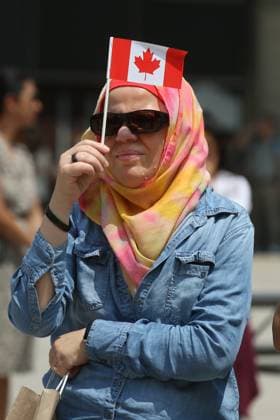 Canadians Celebrate Canada Day In Toronto Canadians celebrate Canada Day in Toronto, Ontario Canada, on July 01, 2023. Toronto Canada  Copyright: xCreativexTouchxImagingxLtdx originalFilename: friedman-canadian230701_nppjx.jpg