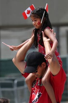 Canadians Celebrate Canada Day In Toronto Canadians celebrate Canada Day in Toronto, Ontario Canada, on July 01, 2023. Toronto Canada  Copyright: xCreativexTouchxImagingxLtdx originalFilename: friedman-canadian230701_npEJv.jpg