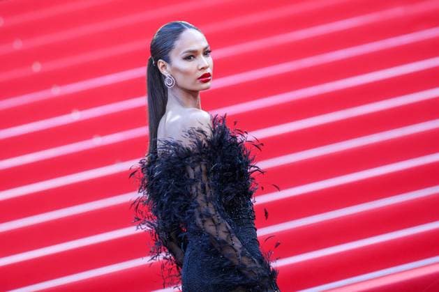 Cannes - Girls of The Sun Screening Joan Smalls attends the screening of Girls Of The Sun (Les Filles Du Soleil) during the 71st annual Cannes Film Festival at Palais des Festivals on May 12, 2018 in Cannes, France. Photo by ShootPix ABACAPRESS.COM Paris France  Copyright: xShootpix ABACAx 636599_065 Shootpix ABACAx 636599_065