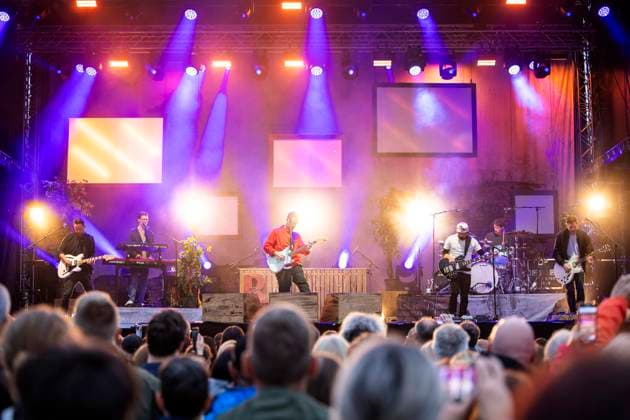 Revolverheld live at the Apoldaer music summer 2023 on the fairground of the Herressener Promenade Apolda, 30 06 2023 Foto:xM.xKremerx xFuturexImage