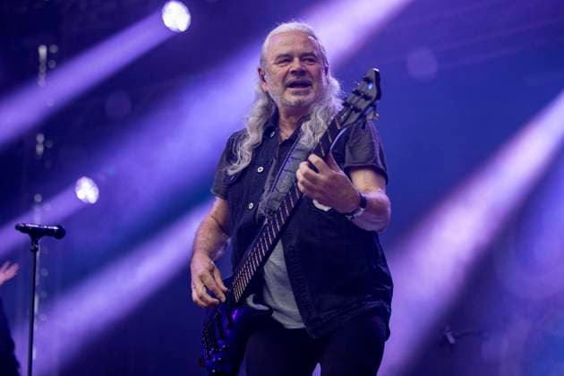Jäcki Reznicek of Silly live at the Apoldaer music summer 2023 on the fairground of the Herressener Promenade Apolda, 01 07 2023 Foto:xM.xKremerx xFuturexImage
