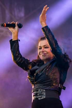Julia Neigel of Silly live at the Apoldaer music summer 2023 on the fairground of the Herressener Promenade Apolda, 01 07 2023 Foto:xM.xKremerx xFuturexImage