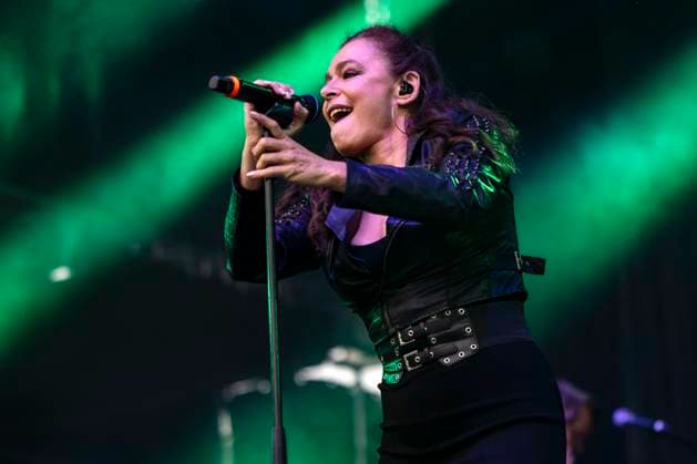 Julia Neigel of Silly live at the Apoldaer music summer 2023 on the fairground of the Herressener Promenade Apolda, 01 07 2023 Foto:xM.xKremerx xFuturexImage