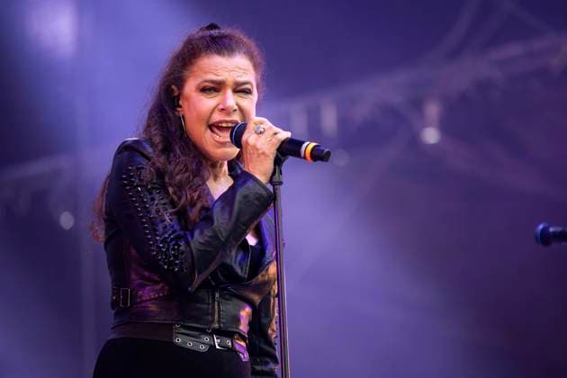 Julia Neigel of Silly live at the Apoldaer music summer 2023 on the fairground of the Herressener Promenade Apolda, 01 07 2023 Foto:xM.xKremerx xFuturexImage