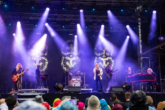 Toni Krahl and Silly live at the Apoldaer music summer 2023 on the fairground of the Herressener Promenade Apolda, 01 07 2023 Foto:xM.xKremerx xFuturexImage