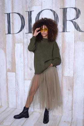 Photocall Christian Dior Couture Cruise Collection Tina Kunakey attending the Photocall before the Christian Dior Couture S S19 Cruise Collection at the Grandes Ecuries de Chantilly, France on May 25, 2018. Photo by Aurore Marechal ABACAPRESS.COM Chantilly France  Copyright: xMarechalxAurore ABACAx 638435_038 MarechalxAurore ABACAx 638435_038