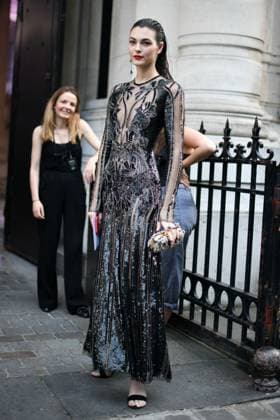PFW - Vogue Foundation Dinner Vittoria Ceretti arrives at the Vogue Foundation Dinner 2018 at Palais Galleria on July 3, 2018 in Paris, France. Photo by Laurent Zabulon ABACAPRESS.COM  Copyright: xZabulonxLaurent ABACAx 643277_156 ZabulonxLaurent ABACAx 643277_156