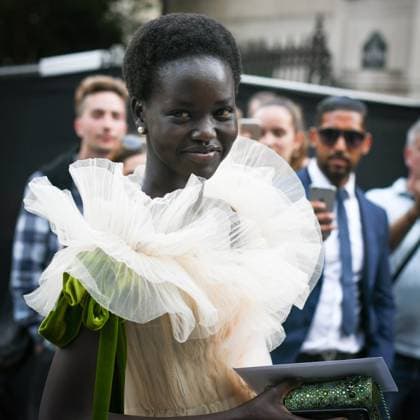 PFW - Vogue Foundation Dinner Adut Akech Bior arrives at the Vogue Foundation Dinner 2018 at Palais Galleria on July 3, 2018 in Paris, France. Photo by Laurent Zabulon ABACAPRESS.COM  Copyright: xZabulonxLaurent ABACAx 643277_158 ZabulonxLaurent ABACAx 643277_158