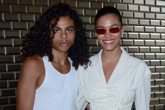 PFW - Jean-Paul Gaultier Front Row Tina Kunakey and her brother Zakari Kunakey attending the Jean-Paul Gaultier Haute Couture Paris Fashion Week Fall Winter 2018 19 held in Paris, France on july 04, 2018. Photo by Aurore Marechal ABACAPRESS.COM Paris France  Copyright: xMarechalxAurore ABACAx 643407_068 MarechalxAurore ABACAx 643407_068