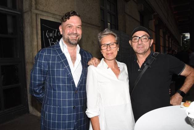 Anton Leiss Huber crime writer Angela Eber crime writer Su Turhan crime writer Munich 04 07 2023 Bavarian Cultural Summer in the House of Art Award Pro meritis scientiae et litterarum Munich