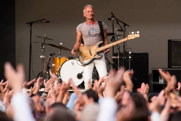 Sting performs live at The Piece Hall in Halifax Featuring: Sting, Gordon Matthew Thomas Sumner CBE Where: Halifax, Yorkshire, United Kingdom When: 04 Jul 2023 Credit: Graham Finney Cover Images Copyright: xx 52865590 EDITORIAL USE ONLY. NOT FOR USE BY NEWSPAPERS BASED IN THE UK.