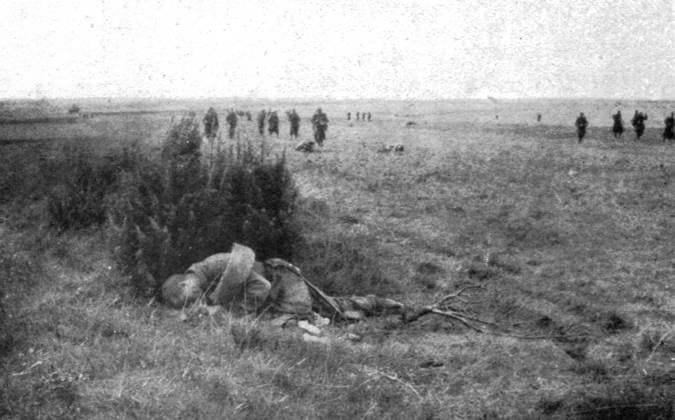 RECORD DATE NOT STATED La Bataille de la Marne; Nos troupes maitresses de la plaine , 1914. Creator: Unknown. Copyright:x5168x3213x IMAGO ,2962323 ! ACHTUNG: AUFNAHMEDATUM GESCHÄTZT!  Copyright:5168x3213x IMAGO