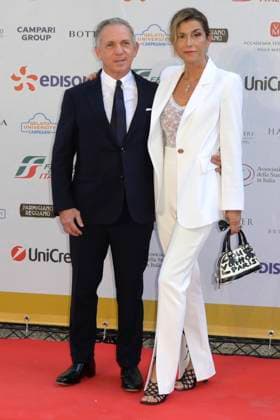 Marco Durante with wife Thea Durante at the 63 Globi d oro 2023 award ceremony at Villa Massimo Rome, 05 07 2023 Foto:xA.xM.xTinghinox xFuturexImage