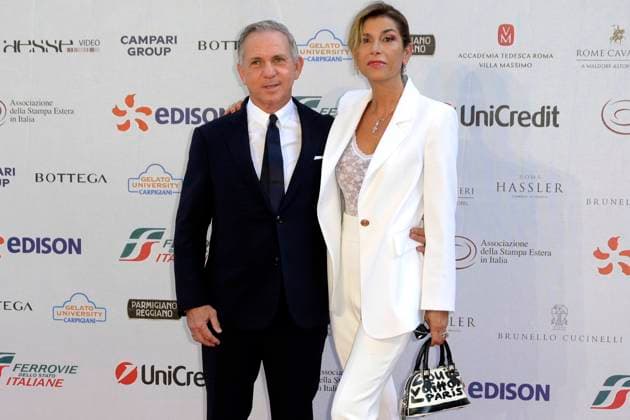 Marco Durante with wife Thea Durante at the 63 Globi d oro 2023 award ceremony at Villa Massimo Rome, 05 07 2023 Foto:xA.xM.xTinghinox xFuturexImage