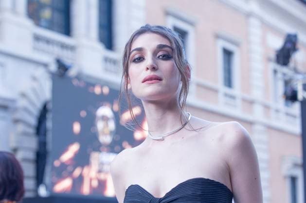 Italy: Pilar Fogliati at Italian Golden Globe in Rome Pilar Fogliati attends the award ceremony of the 63rd edition of the Golden Globe at the German Academy in Rome Rome Italy Copyright: MatteoxNardone