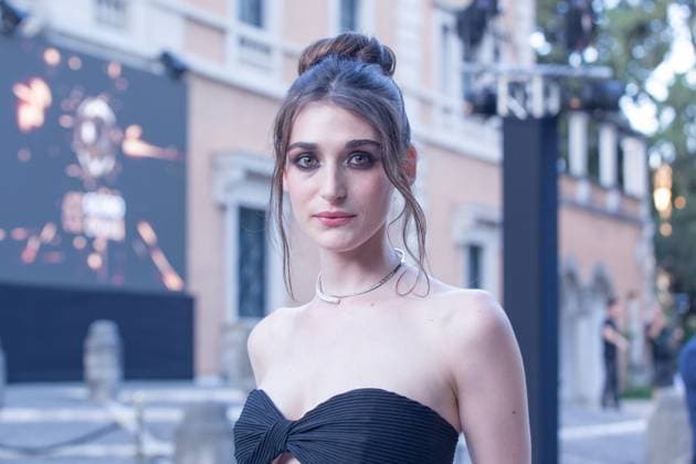 Italy: Pilar Fogliati at Italian Golden Globe in Rome Pilar Fogliati attends the award ceremony of the 63rd edition of the Golden Globe at the German Academy in Rome Rome Italy Copyright: MatteoxNardone