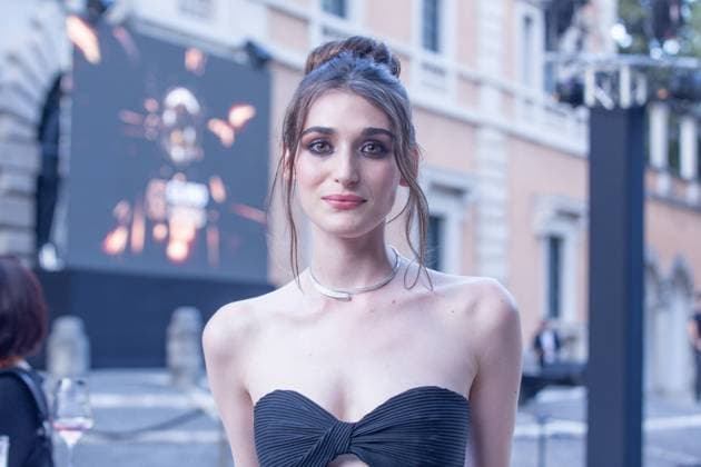 Italy: Pilar Fogliati at Italian Golden Globe in Rome Pilar Fogliati attends the award ceremony of the 63rd edition of the Golden Globe at the German Academy in Rome Rome Italy Copyright: MatteoxNardone