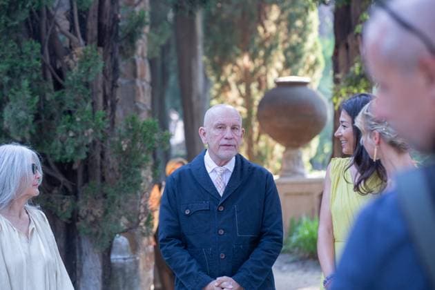Italy: John Malkovich in Rome John Malkovich attends the 63rd Golden Globe award ceremony at the German Academy in Rome Rome Italy Copyright: MatteoxNardone