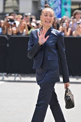 PFW Haute Couture Fendi Outside Arrivals JR Adwoa Aboah at Fendi show during Haute Couture Fashion Week in Paris, France on July 6, 2023. Photo by Julien Reynaud APS-Medias ABACAPRESS.COM Paris France  Copyright: xReynaudxJulien APS-Medias ABACAx 859801_071 ReynaudxJulien APS-Medias ABACAx 859801_071