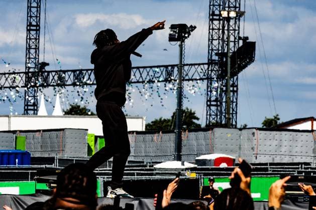 Illustration picture shows the first day of the Les Ardentes music festival in Liege, Thursday 06 July 2023. This year s edition of the festival is taking place from July 6 to July 9 .  BRUNOxFAHY 70188407