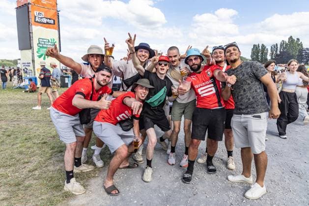 Illustration picture shows the first day of the Les Ardentes music festival in Liege, Thursday 06 July 2023. This year s edition of the festival is taking place from July 6 to July 9 .  BRUNOxFAHY 70188427