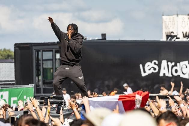 Illustration picture shows the first day of the Les Ardentes music festival in Liege, Thursday 06 July 2023. This year s edition of the festival is taking place from July 6 to July 9 .  BRUNOxFAHY 70188445