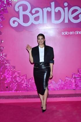Barbie Pink Carpet July 6, 2023, Mexico City, Mexico: Actress America Ferrera attends the pink carpet for Barbie at Toreo Parque Central. on July 6, 2023 in Mexico City, Mexico. (Photo by Carlos Tischler Eyepix Group) Copyright: xCarlosxTischler xEyepixxGroupx CT_06072023_95838