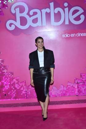 Barbie Pink Carpet July 6, 2023, Mexico City, Mexico: Actress America Ferrera attends the pink carpet for Barbie at Toreo Parque Central. on July 6, 2023 in Mexico City, Mexico. (Photo by Carlos Tischler Eyepix Group) Copyright: xCarlosxTischler xEyepixxGroupx CT_06072023_95837