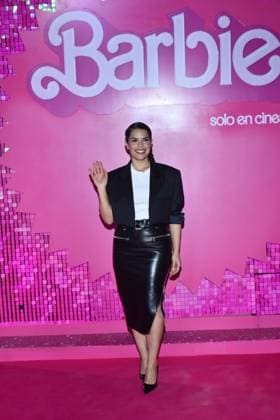 Barbie Pink Carpet July 6, 2023, Mexico City, Mexico: Actress America Ferrera attends the pink carpet for Barbie at Toreo Parque Central. on July 6, 2023 in Mexico City, Mexico. (Photo by Carlos Tischler Eyepix Group) Copyright: xCarlosxTischler xEyepixxGroupx CT_06072023_95839