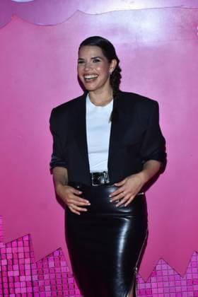 Barbie Pink Carpet July 6, 2023, Mexico City, Mexico: Actress America Ferrera attends the pink carpet for Barbie at Toreo Parque Central. on July 6, 2023 in Mexico City, Mexico. (Photo by Carlos Tischler Eyepix Group) Copyright: xCarlosxTischler xEyepixxGroupx CT_06072023_95840