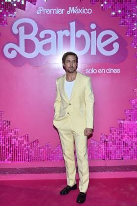 Barbie Pink Carpet July 6, 2023, Mexico City, Mexico: Actor Ryan Gosling attends the pink carpet for Barbie at Toreo Parque Central. on July 6, 2023 in Mexico City, Mexico. (Photo by Carlos Tischler Eyepix Group) Copyright: xCarlosxTischler xEyepixxGroupx CT_06072023_95852