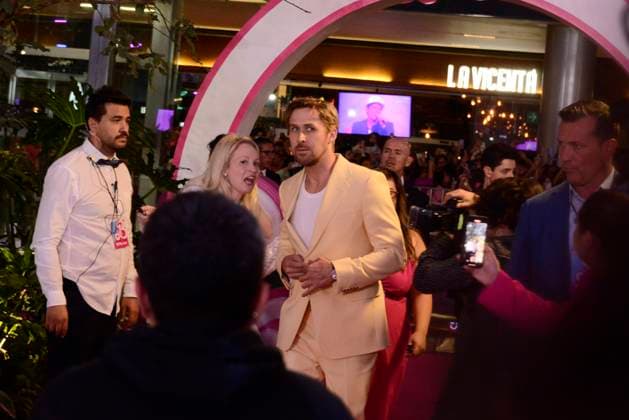 Barbie Pink Carpet July 6, 2023, Mexico City, Mexico: Actor Ryan Gosling attends the pink carpet for Barbie at Toreo Parque Central. on July 6, 2023 in Mexico City, Mexico. (Photo by Carlos Tischler Eyepix Group) Copyright: xCarlosxTischler xEyepixxGroupx CT_06072023_95924