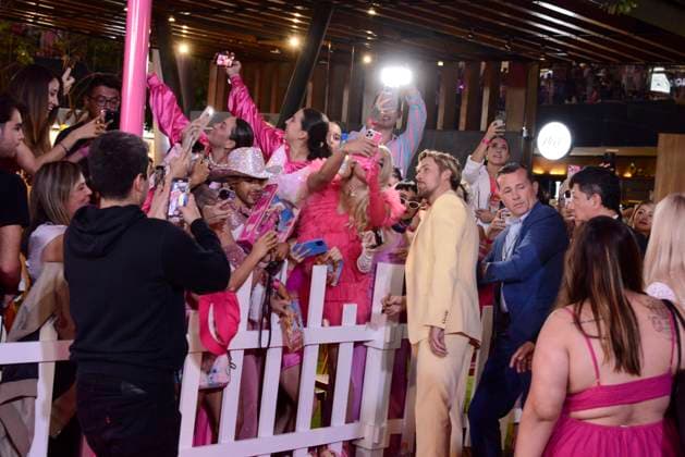 Barbie Pink Carpet July 6, 2023, Mexico City, Mexico: Actor Ryan Gosling attends the pink carpet for Barbie at Toreo Parque Central. on July 6, 2023 in Mexico City, Mexico. (Photo by Carlos Tischler Eyepix Group) Copyright: xCarlosxTischler xEyepixxGroupx CT_06072023_95926