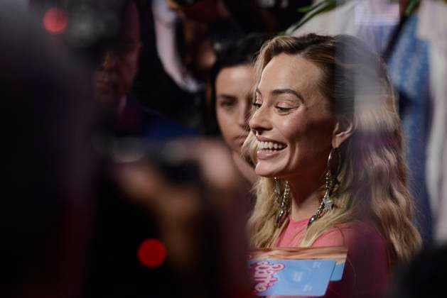 Barbie Pink Carpet July 6, 2023, Mexico City, Mexico: Actress Margot Robbie attends the pink carpet for Barbie at Toreo Parque Central. on July 6, 2023 in Mexico City, Mexico. (Photo by Carlos Tischler Eyepix Group) Copyright: xCarlosxTischler xEyepixxGroupx CT_06072023_95945