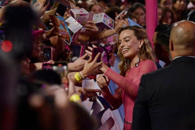 Barbie Pink Carpet July 6, 2023, Mexico City, Mexico: Actress Margot Robbie attends the pink carpet for Barbie at Toreo Parque Central. on July 6, 2023 in Mexico City, Mexico. (Photo by Carlos Tischler Eyepix Group) Copyright: xCarlosxTischler xEyepixxGroupx CT_06072023_95948