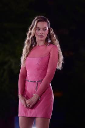 Barbie Pink Carpet July 6, 2023, Mexico City, Mexico: Actress Margot Robbie attends the pink carpet for Barbie at Toreo Parque Central. on July 6, 2023 in Mexico City, Mexico. (Photo by Carlos Tischler Eyepix Group) Copyright: xCarlosxTischler xEyepixxGroupx CT_06072023_95959