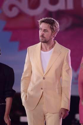 Barbie Pink Carpet July 6, 2023, Mexico City, Mexico: Actor Ryan Gosling attends the pink carpet for Barbie at Toreo Parque Central. on July 6, 2023 in Mexico City, Mexico. (Photo by Carlos Tischler Eyepix Group) Copyright: xCarlosxTischler xEyepixxGroupx CT_06072023_95981