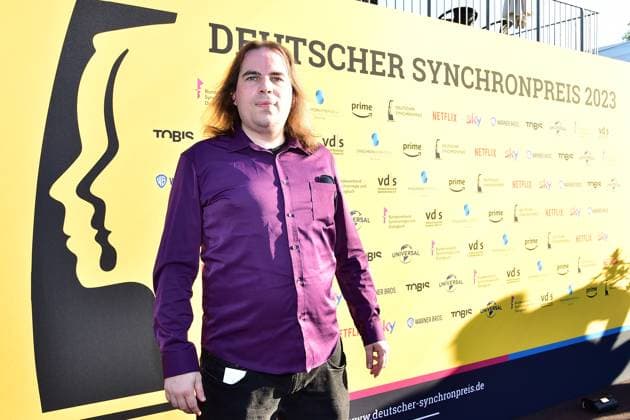 German dubbing award 2023 Tobias Becker, up-and-coming Spreios for Netflix and Amazon arrival, to the German dubbing award 2023 in the TIPI in Berlin on 07 07 2023 Photopress Mueller Photopress Mueller