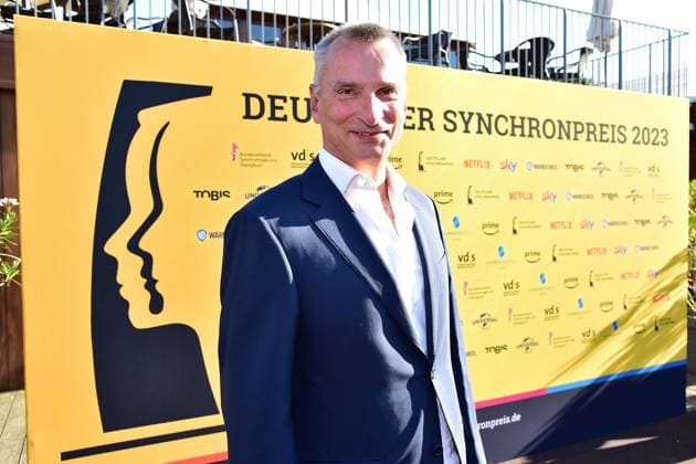 German Dubbing Award 2023 Martin Kessler, cGerman voice of Nocolas Cage, Vin Diesel arrival, to the 4 German Dubbing Award 2023 at the TIPI in Berlin on 07 07 2023. Photopress Mueller Photopress Mueller