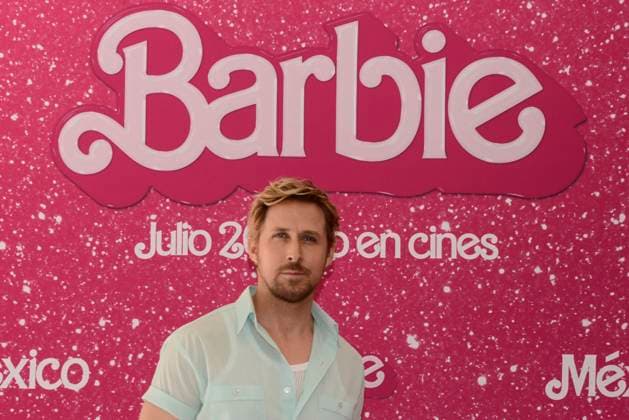 Barbie Film Photocall July 7, 2023, Mexico City, Mexico: Ryan Gosling poses for photos during Barbie film photocall at Mexico City Four Sason Hotel. on July 7, 2023 in Mexico City, Mexico. (Photo by Carlos Tischler Eyepix Group) Copyright: xCarlosxTischler xEyepixxGroupx CT_07072023_96061