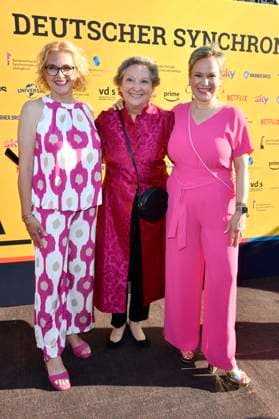 Katrin Fröhlich, Susanna Bonasewicz and Ranja Bonalana at the award ceremony of the German Synchronization Award 2023 at the Tipi am Kanzleramt Berlin, 07 07 2023 Foto:xN.xKubelkax xFuturexImage