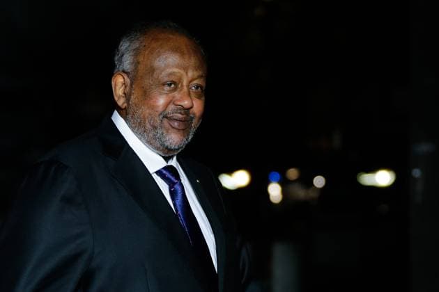 State Dinner To Mark The Centenary Of The End OF WW I - Paris Djibouti Presidnet IsmaÃ¯l Omar Guelleh arrives at the Museum Orsay for the dinner on the occasion of the international ceremony of the centenary of the armistice of 1918 on November 10, 2018 in Paris, France. Photo by Thibaud Moritz ABACAPRESS.COM Paris France  Copyright: xMoritzxThibaud ABACAx 658850_214 MoritzxThibaud ABACAx 658850_214