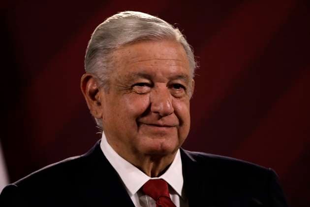 President of Mexico in daily morning conference at the National Palace July 10, 2023, Mexico City, Mexico: The President of Mexico, AndrÃ s Manuel Lopez Obrador at the press conference at the National Palace in Mexico City. on July 10, 2023 in Mexico City, Mexico (Photo by Luis Barron Eyepix Group). Copyright: xLuisxBarronx xEyepixxGroupx LB_20230710_AMLO2