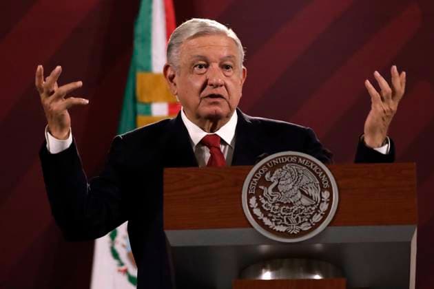 President of Mexico in daily morning conference at the National Palace July 10, 2023, Mexico City, Mexico: The President of Mexico, AndrÃ s Manuel Lopez Obrador at the press conference at the National Palace in Mexico City. on July 10, 2023 in Mexico City, Mexico (Photo by Luis Barron Eyepix Group). Copyright: xLuisxBarronx xEyepixxGroupx LB_20230710_AMLO8