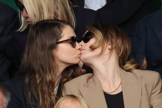 Bilder des Jahres 2023, Entertainment 07 Juli Entertainment Themen der Woche KW28 Entertainment Bilder des Tages . 10 07 2023. London, United Kingdom. Cara Delevingne on day eight of the Wimbledon Tennis Championships in London.  xStephenxLockx xi-Imagesx IIM-24560-0048